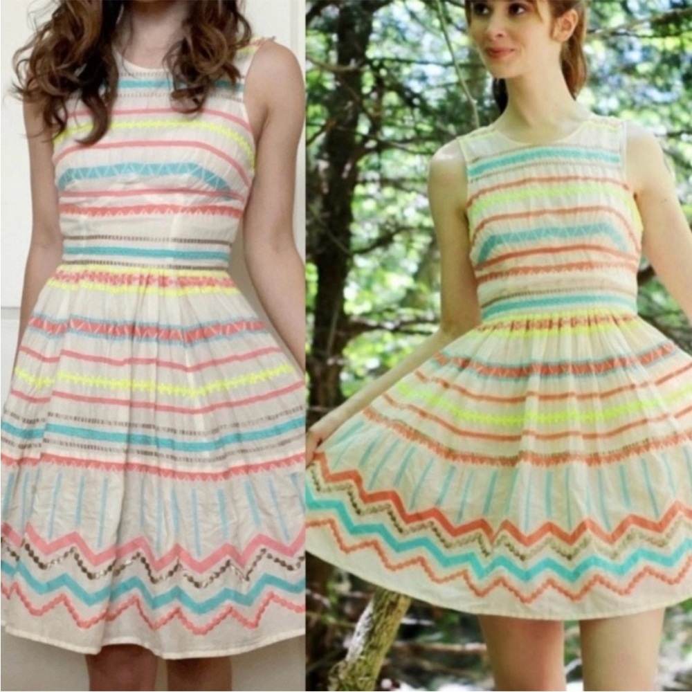 Plenty by Tracy Reese multicolor tea dress size 6